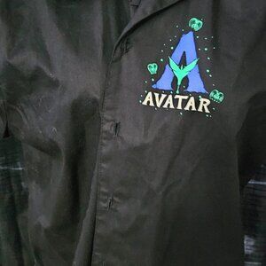 avatar the world of pandora button down shirt